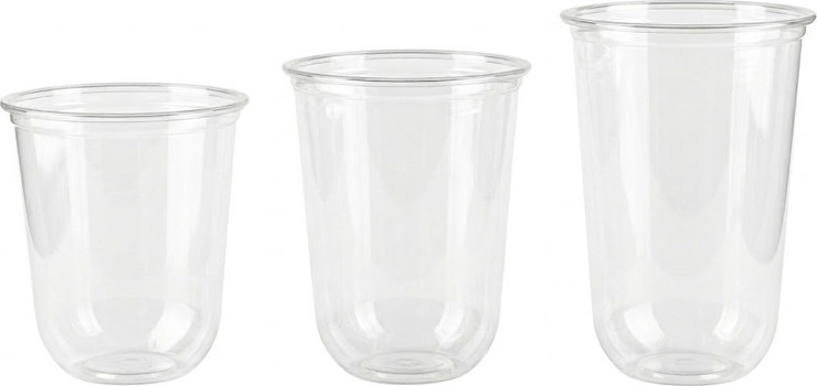 כוס U-PET שקופה 10 oz (כ-300 מ"ל) 1000 יחידות