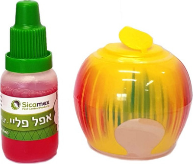 אפל פלאי – מלכודת זבובי פירות טבעית ללא רעלים