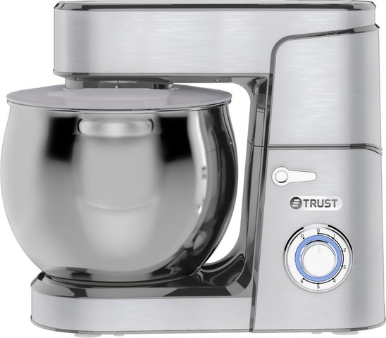 מיקסר עוצמתי Dough Pro Stand Mixer מבית TRUST – קערת ענק 12L והספק 2000W נירוסטה