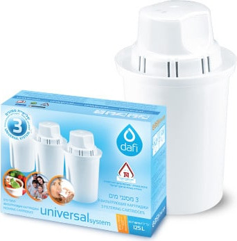 סט שלישיית מסנני מים דאפי universal