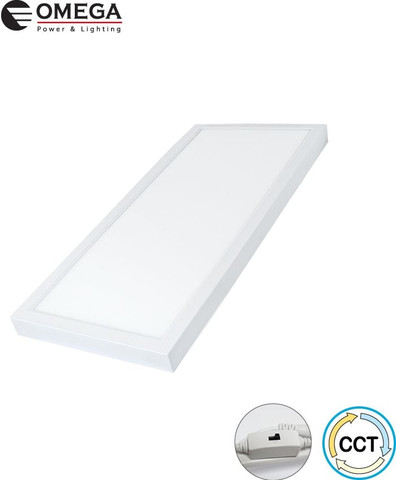 גוף תאורה לד צמוד תקרה OMEGA 56W – דגם SUPER LIGHT – עם גוון אור משתנה (CCT)