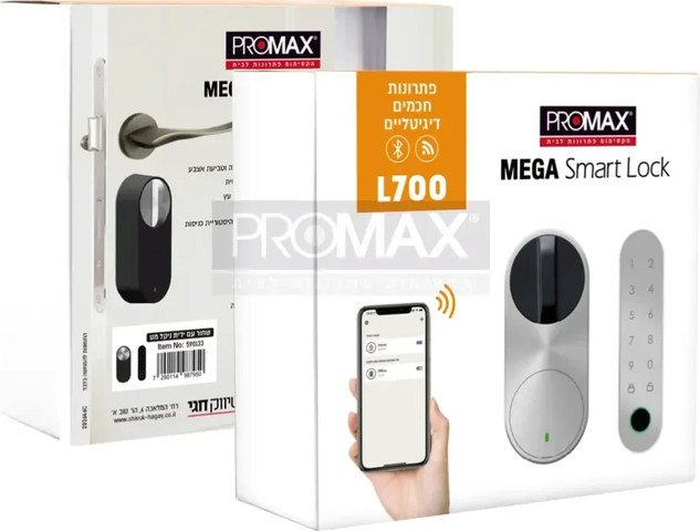 מנעול חכם לדלת MEGA Smart Lock – כניסה ללא מפתח, שליטה מרחוק ונוחות מלאה