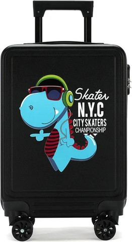מזוודת הילדים המדהימה SKATER N.Y.C טרולי עליה למטוס