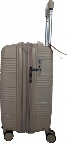 סט מזוודות בז WEELEY S-M-L