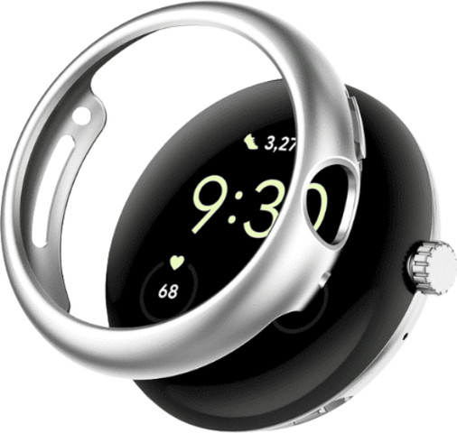 כיסוי חלקי PC לשעון Google Pixel Watch 2- Silver
