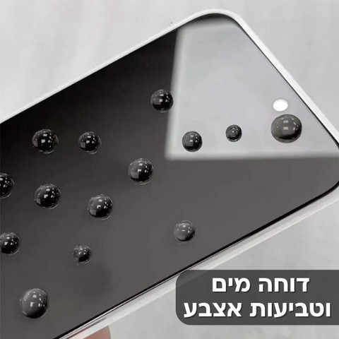 2 יחידות מגן מסך Privacy פרטיות iPhone 15 Pro Max זכוכית מלאה
