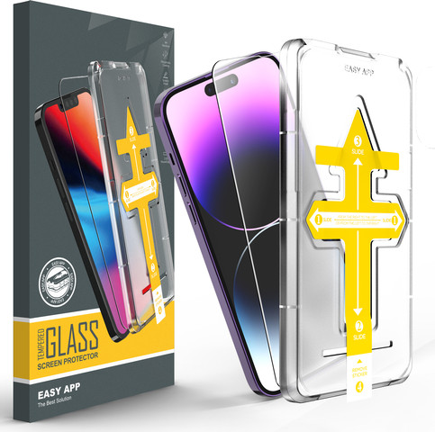 2 יחידות מגן מסך זכוכית iPhone 14 Plus