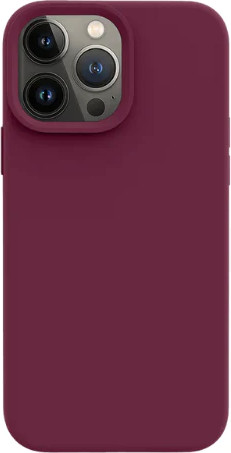 כיסוי סיליקון iPhone 11 Pro Max מגע קטיפה Wine Red #26