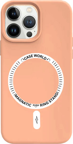 כיסוי לאייפון 14 magsafe מגע קטיפה Clementine iPhone 14