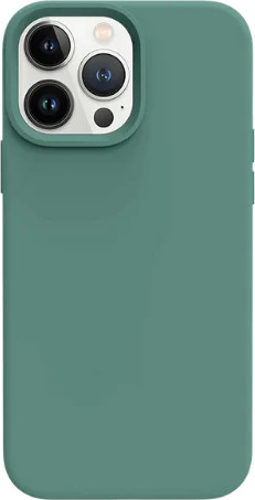 כיסוי לאייפון iPhone 13 סיליקון Gray + Green #21