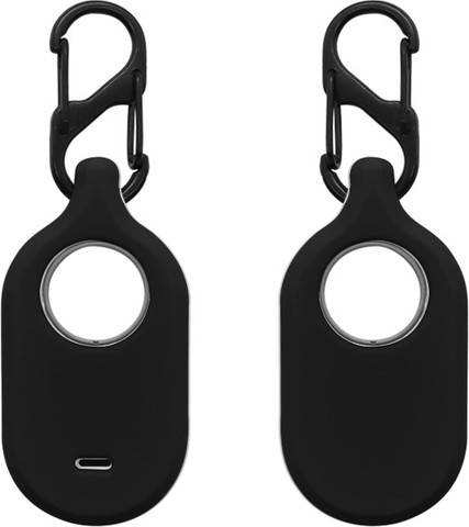 כיסוי סיליקון מחזיק מפתחות עבור סמארט טאג 2 Galaxy Smart Tag שחור