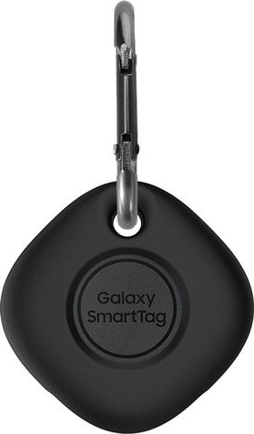 כיסוי סיליקון שחור ל-Samsung Galaxy SmartTag כולל תופסן