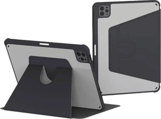 כיסוי מעמד Premium 360 TPU לאייפד iPad Pro 13" 2024 M4 שחור