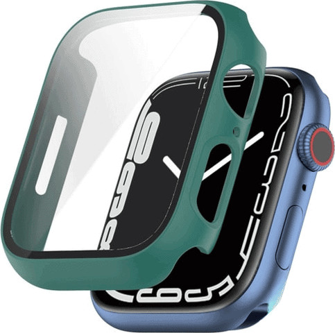 כיסוי זכוכית היקפי מלא 45mm לאפל ווטש Official Green