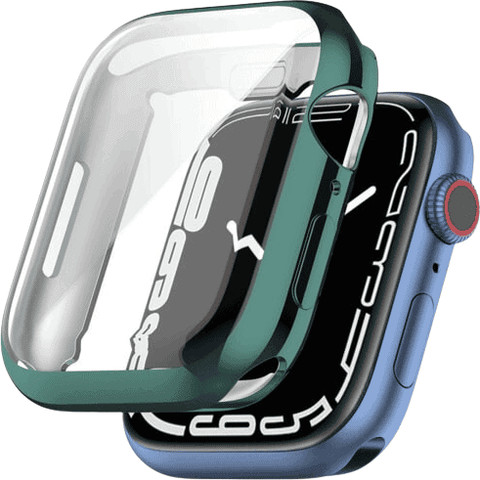 כיסוי היקפי מלא סיליקון לשעון אפל ווטש 41mm Official green