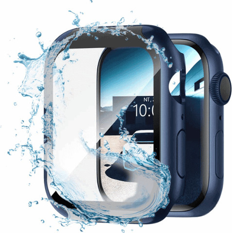 כיסוי מגן לשעון אפל ווטש 41mm נגד מים IP68 כחול