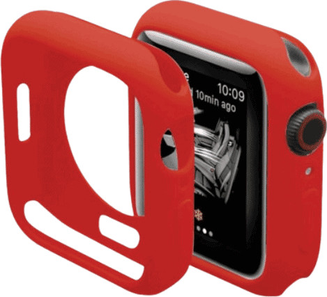 כיסוי סיליקון חלקי 41mm אפל ווטש Red