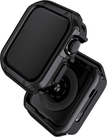 כיסוי סיליקון חלקי ברגים 41mm אפל ווטש Black