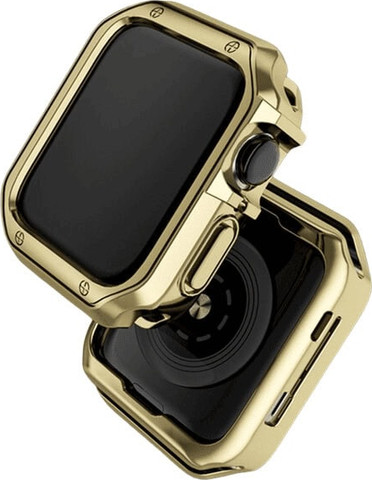 כיסוי סיליקון חלקי ברגים 41mm אפל ווטש Gold