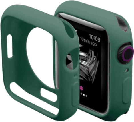 כיסוי סיליקון חלקי 44mm אפל ווטש Offical green