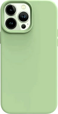 כיסוי סיליקון iPhone 11 Pro Max מגע קטיפה Mint Green #5
