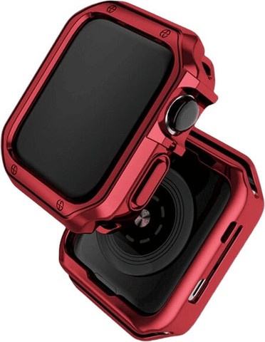 כיסוי סיליקון חלקי ברגים 40mm אפל ווטש Red