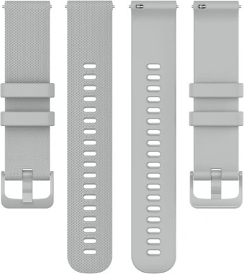 רצועת סיליקון אפור עם אבזם Quick Release 18mm