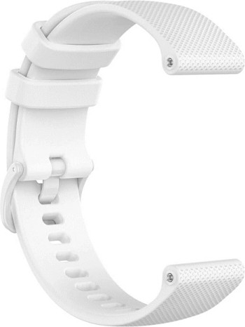 רצועת סיליקון לבן עם אבזם Quick Release 18mm