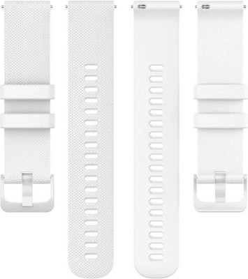 רצועת סיליקון לבן עם אבזם Quick Release 18mm