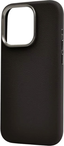 כיסוי עור טבעוני קשיח לאייפון iPhone 16 Pro עם Magsafe שחור