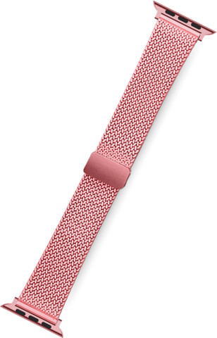 רצועה לאפל ווטש 40/41/42mm ברזל Mesh סגירה מגנטי ורוד