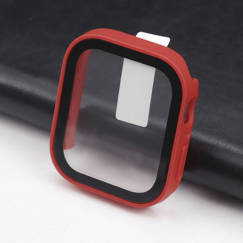 כיסוי מגן לשעון אפל ווטש 10 42mm נגד מים IP68 מרובע אדום