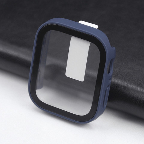 כיסוי מגן לשעון אפל ווטש 10 42mm נגד מים IP68 מרובע כחול כהה