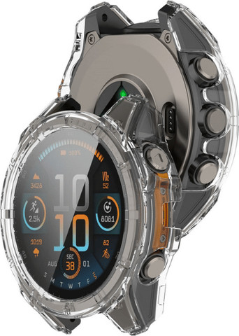 כיסוי מגן מסך זכוכית Garmin Fenix 8 43mm שקוף