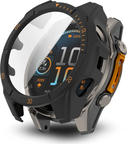 כיסוי מגן מסך זכוכית Garmin Fenix 8 51mm שחור