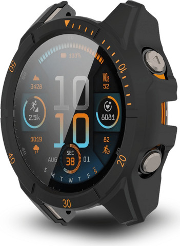 כיסוי מגן מסך זכוכית Garmin Fenix 8 51mm שחור