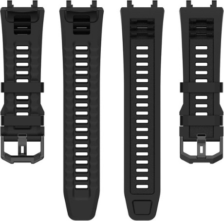 רצועת סיליקון Black לשעוני Amazfit T-Rex 2 ו Amazfit Active Edge