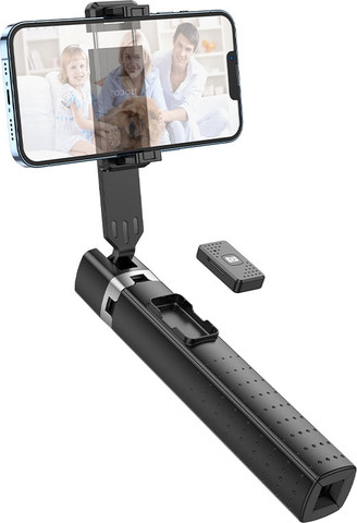 חצובה 4 רגליים מוט סלפי עם שלט רחוק Bluetooth דגם HOCO K18