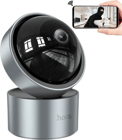 מצלמת אבטחה אלחוטית WIFI מסתובבת Hoco D5 Indoor PTZ 3MP