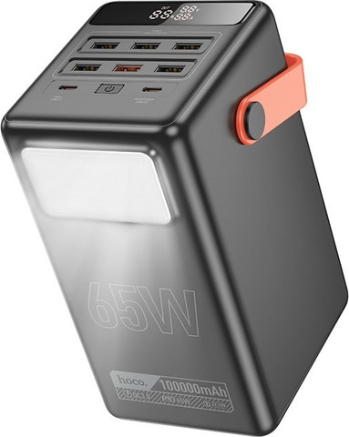 סוללת גיבוי 100,000mAh 65W מטען נייד ופנס Hoco DB03 Max