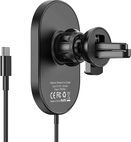 מעמד לרכב טעינת MagSafe אלחוטית מתחבר למזגן HOCO CA90