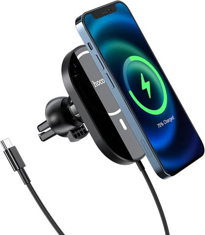 מעמד לרכב טעינת MagSafe אלחוטית מתחבר למזגן HOCO CA90