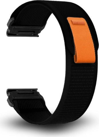 רצועה לשעון גרמין ניילון QuickFit 26MM צבע שחור Trail Loop
