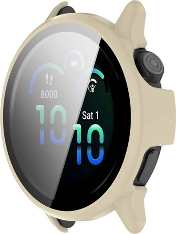 כיסוי היקפי מלא זכוכית Garmin Vivo Active 6 Ivory