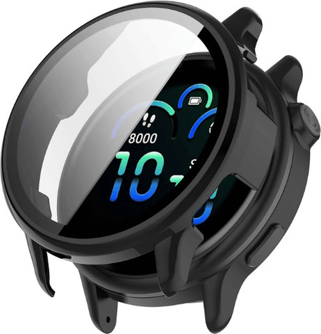 כיסוי היקפי מלא זכוכית שחור Garmin Vivo Active 6