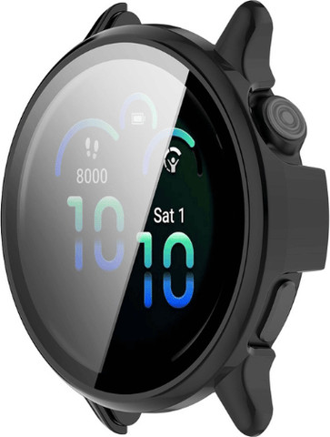 כיסוי היקפי מלא זכוכית שחור Garmin Vivo Active 6