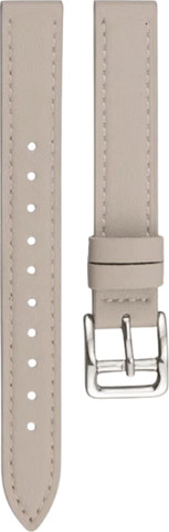 רצועת עור לשעון Garmin Lily 2 צבע Beige אבזם כסוף