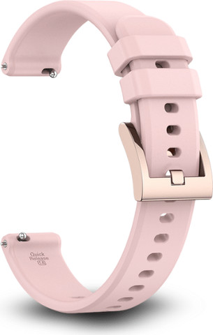 רצועת סיליקון לשעון Garmin Lily 2 צבע Pink אבזם Rose Gold