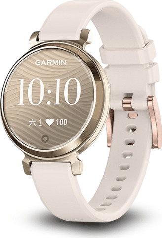 רצועת סיליקון לשעון Garmin Lily 2 צבע Starlight אבזם Rose Gold