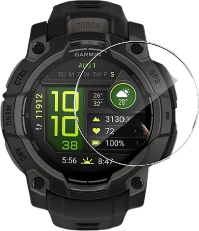 מגן מסך זכוכית Garmin Instinct 3 45mm